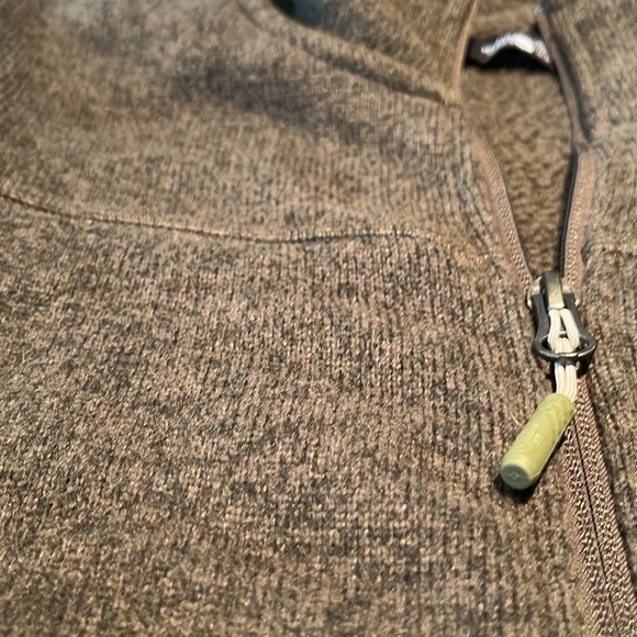 Greenish brown THE NORTH FACE Men's Fleece Half Zip Pullover Sweatshirt. Sz: M - Picture 5 of 8